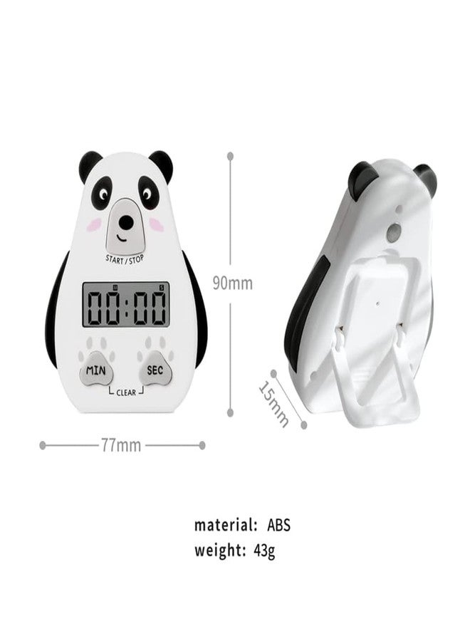 pepplo Cartoon Shap Digital Kitchen Timer & Stopwatch - Loud Alarm - Large LCD Screen - Magnetic Backing Stand and Hangable - Useful for Kids Games, Kitchen Cooking, Homework (1-Piece, White) - Image 2